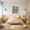 Afternoons With You by Mario Malfer, original painting, in room