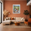 Afternoons With You by Mario Malfer, original painting, in room