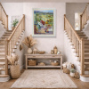 Afternoons With You by Mario Malfer, original painting, in room