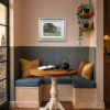 Golden Pastures by Stephen Hawkins, original painting, in room