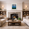 Forever Love (Original) by Michael Abrams, original painting, in room