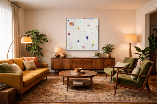 Riding The Wave by Manel, original painting, in room