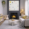 Summer Vibes by Manel, original painting, in room