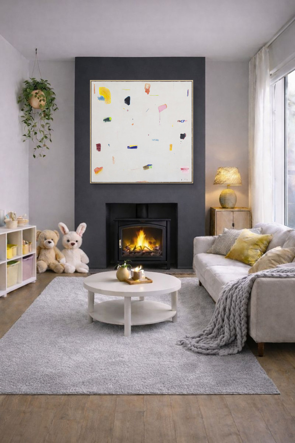 Summer Vibes by Manel, original painting, in room