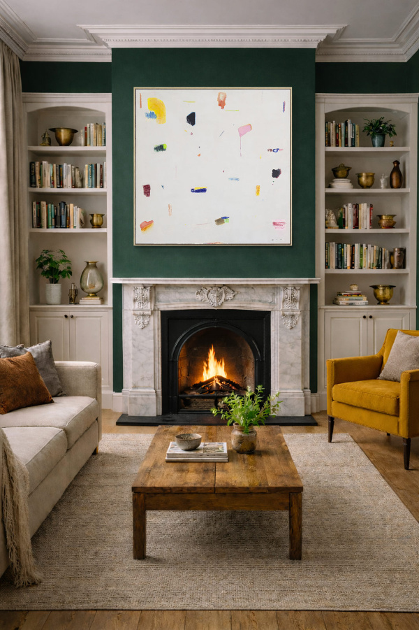 Summer Vibes by Manel, original painting, in room