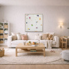 Dancing Colours by Manel, original painting, in room