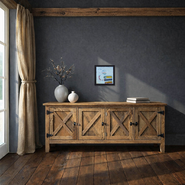 Bright Horizons by Håven, original painting, in room