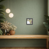 Reimagining by Håven, original painting, in room