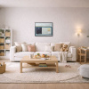 Beneath The Steely Sky by Håven, original painting, in room