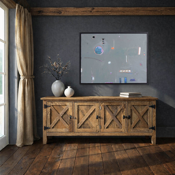 Portal by Håven, original painting, in room