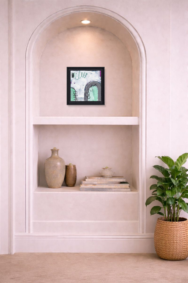 Fresh Perspective by Håven, original painting, in room