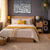 King Of The Jungle by Kev Munday, original painting, in room