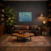 Graduated Greatness by Kev Munday, original painting, in room