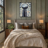El Mago by Didier Mayés, original painting, in room