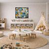 De Compras by Didier Mayés, original painting, in room