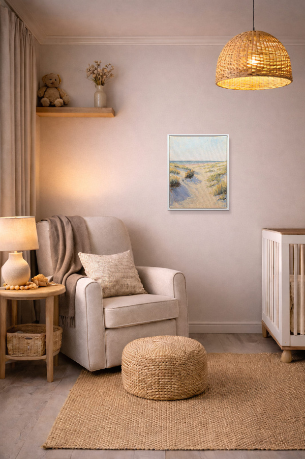 Fancy A Swim? by Matthew Cordwell, original painting, in room