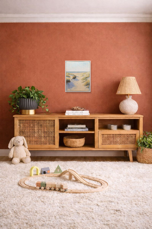 Fancy A Swim? by Matthew Cordwell, original painting, in room