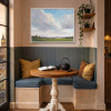 Feathered Light by Matthew Cordwell, original painting, in room