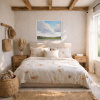 Feathered Light by Matthew Cordwell, original painting, in room
