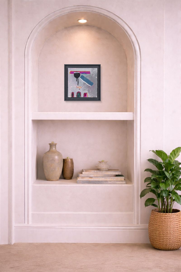 Candy by Håven, original painting, in room