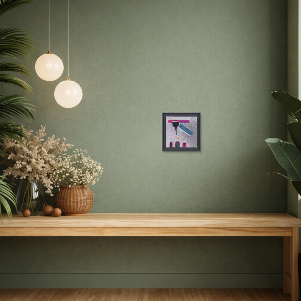 Candy by Håven, original painting, in room