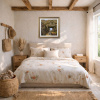 Rustic Farm Life by Edward Hersey, original painting, in room