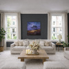 By The Light Of The Silvery Moon, Rosedale by Andrew Grant Kurtis, original painting, in room