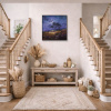 By The Light Of The Silvery Moon, Rosedale by Andrew Grant Kurtis, original painting, in room