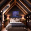 Moonlight Sparkle Across The Lagoon, Venice by Andrew Grant Kurtis, original painting, in room