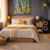 Forest Magic by Sara Malfer, original painting, in room