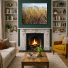 Summer Dreams by Sara Malfer, original painting, in room