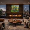 Forest Magic II by Sara Malfer, original painting, in room