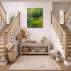 Forest Bathing by Sara Malfer, original painting, in room