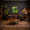 Forest Bathing by Sara Malfer, original painting, in room