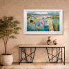 Cool Breeze by Mario Malfer, original painting, in room