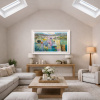 Cool Breeze by Mario Malfer, original painting, in room