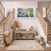 Cool Breeze by Mario Malfer, original painting, in room