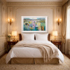 Cool Breeze by Mario Malfer, original painting, in room