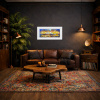 Amsterdam Lights by Veronika Benoni, original painting, in room