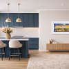 Amsterdam Lights by Veronika Benoni, original painting, in room