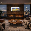 Amsterdam Lights by Veronika Benoni, original painting, in room