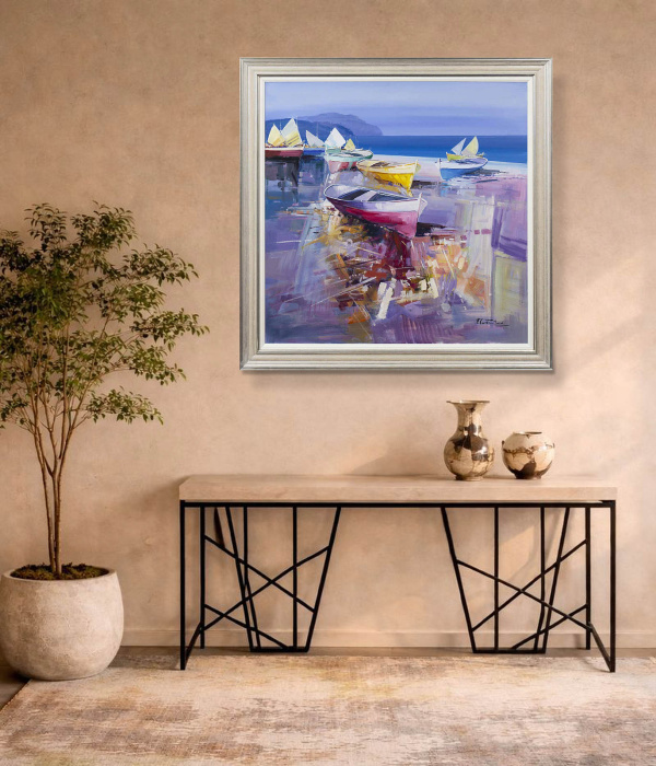 Symphony Of Colour by Fabio Constantino, original painting, in room