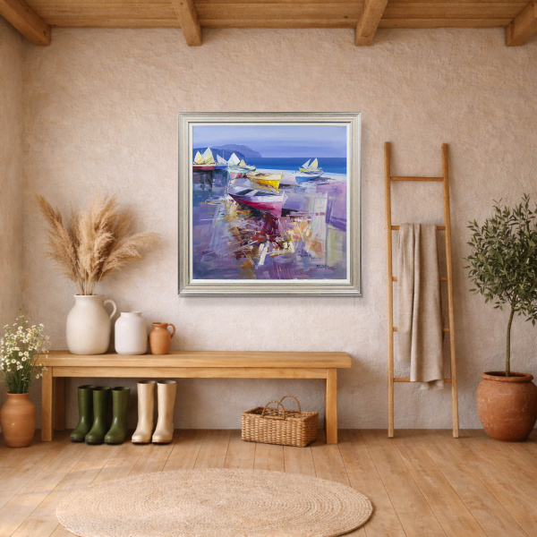 Symphony Of Colour by Fabio Constantino, original painting, in room