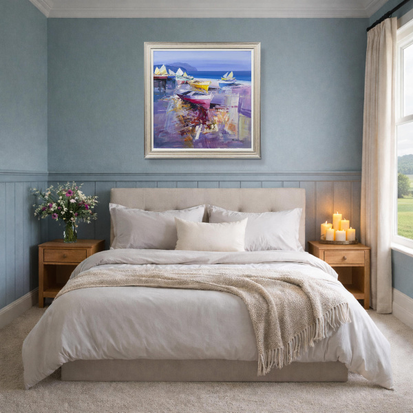 Symphony Of Colour by Fabio Constantino, original painting, in room
