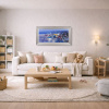 Harmony In Blue by Fabio Constantino, original painting, in room
