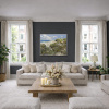 Camber Sands by Frank Getty, original painting, in room