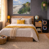 Beachside Walk by Frank Getty, original painting, in room