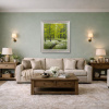 Freshness In The Forest by Gerhard Nesvadba, original painting, in room