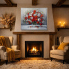 A Show Of Love II by Gerhard Nesvadba, original painting, in room