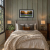 Campo De Lilas by Miguel Peidro, original painting, in room